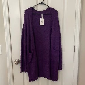 Purple Cardigan